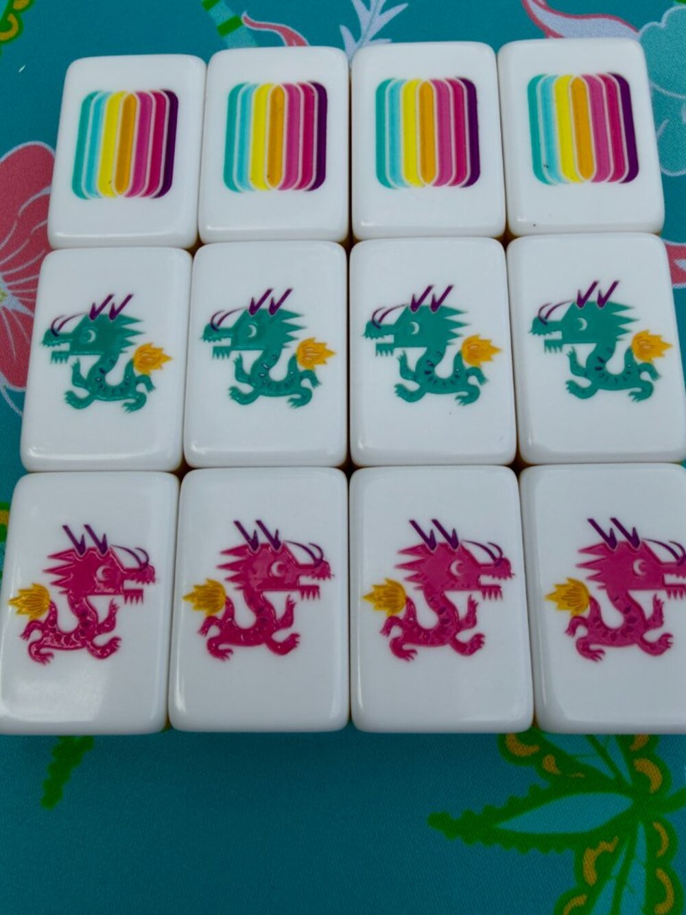 Mahjong Atelier American Mahjong Tile Set, 160 Engraved 4 Layer, POP - Picture 4 of 12